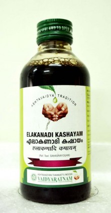 Vaidyaratnam Ayurvedic, Elakanadi Kashayam, 200 ml